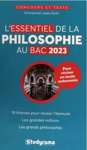 Couverture du produit · L'essentiel de la philosophie au Bac: Bac 2023