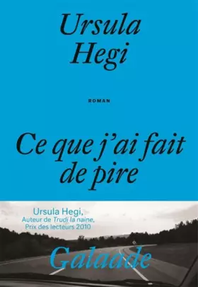 Couverture du produit · Ce que j'ai fait de pire
