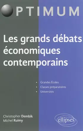 Couverture du produit · Les grands débats économiques contemporains