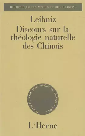 Couverture du produit · Discours sur la théologie naturelle des Chinois