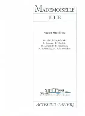 Couverture du produit · Mademoiselle Julie : Une tragédie naturaliste
