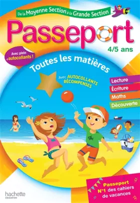 Couverture du produit · Passeport de la Moyenne Section à la Grande Section - Cahier de vacances