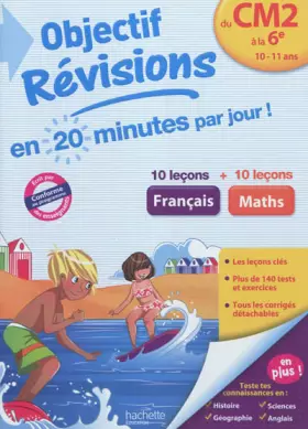 Couverture du produit · Objectif Révisions Français et Maths du CM2 à la 6e: 10-11 ans