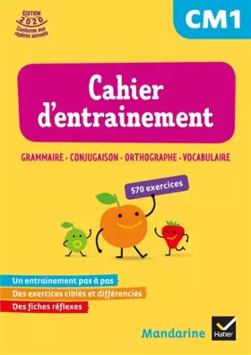 Couverture du produit · Mandarine CM1 - Français Éd. 2020 - cahier d'exercices EDL