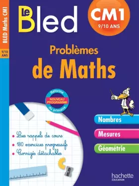 Couverture du produit · Cahier Bled - Problèmes De Maths Cm1