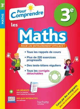 Couverture du produit · Pour comprendre les maths 3e