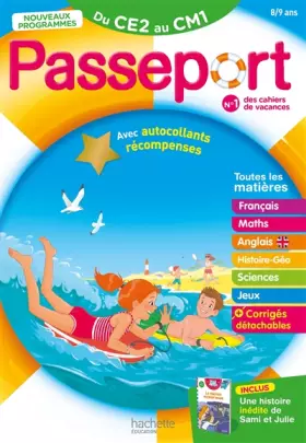 Couverture du produit · Passeport - Du CE2 au CM1 8/9 ans - Cahier de vacances 2024