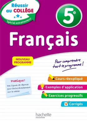 Couverture du produit · Réussir au collège - Français 5e