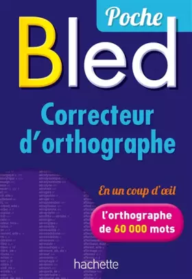 Couverture du produit · Bled - Correcteur d'orthographe