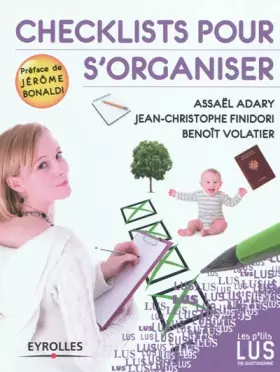 Couverture du produit · Checklists pour s'organiser