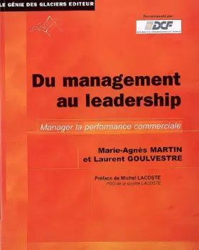 Couverture du produit · Du management au leadership