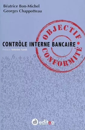 Couverture du produit · Contrôle Interne Bancaire : Objectif Conformité