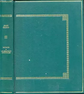 Couverture du produit · HOMMAGE A JEAN GIONO : REGAIN - LE SERPENT D ETOILES