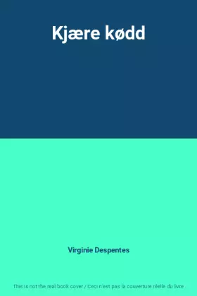Couverture du produit · Kjære kødd