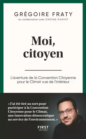 Couverture du produit · Moi citoyen, L'aventure de la Convention citoyenne pour le climat vue de l'intérieur