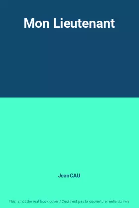 Couverture du produit · Mon Lieutenant