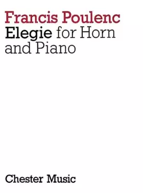 Couverture du produit · Elegie for Horn and Piano