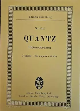 Couverture du produit · Konzert G dur für Flöte und Streichorchester ... Revidiert und mit Vorwort versehen von Felix Schroeder. [Score.] (Edition Eule