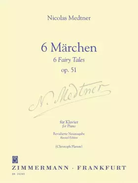 Couverture du produit · Six contes: op. 51. piano.