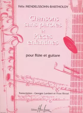 Couverture du produit · Chansons sans paroles et Pièces enfantines