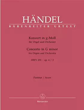 Couverture du produit · Orgelkonzert (Cembalokonzert) F-Dur HWV 292 Opus 4/4