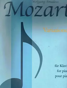 Couverture du produit · Variations (Music Scores)