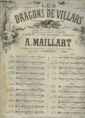 Couverture du produit · LES DRAGONS DE VILLARS - N°15 : AIR POUR PIANO ET CHANT.
