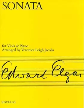 Couverture du produit · ELGAR - Sonata Op.82 para Viola y Piano (Jacobs)