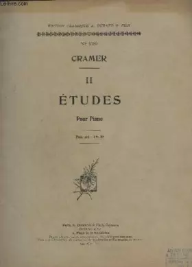 Couverture du produit · ETUDES POUR PIANO - VOLUME 2 - N° 9359.