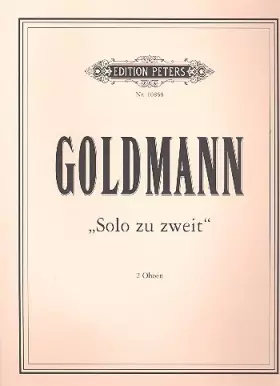 Couverture du produit · Solo for Two: for 2 Oboes Playing Score