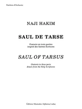Couverture du produit · Hakim: Saul De Tarse (choral-mixed Accompanied)