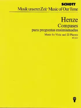 Couverture du produit · Musik für Viola und 22 Spieler: "Compases para preguntas ensimismadas". viola and 22 players. Partition d'étude.