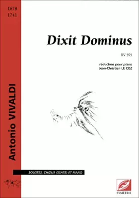 Couverture du produit · Dixit Dominus RV 595 pour solistes (SSATB), chœur mixte et piano