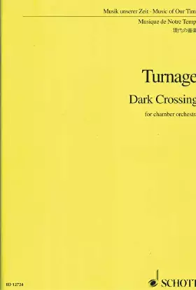 Couverture du produit · Dark Crossing: chamber orchestra. Partition d'étude.