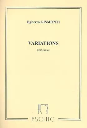Couverture du produit · VARIATIONS, POUR GUITARE