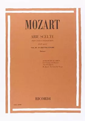 Couverture du produit · ARIE SCELTE CHANT