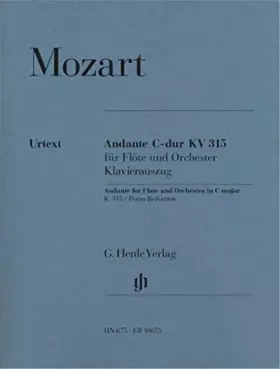 Couverture du produit · Mozart: Andante in C Major, K. 315 (285e) (Solo Part with Piano Reduction)