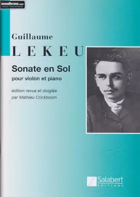 Couverture du produit · Sonate en sol majeur violon