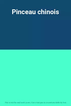 Couverture du produit · Pinceau chinois