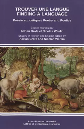 Couverture du produit · Trouver une langue / finding à langage: Poésie et poétique / Poetry and Poetics