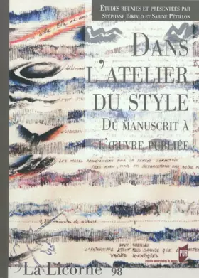 Couverture du produit · DANS L ATELIER DU STYLE