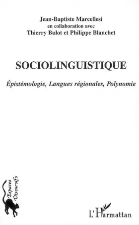 Couverture du produit · Sociolinguistique: Epistémologie, Langues régionales, Polynomie