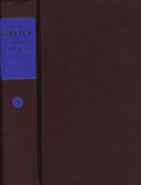 Couverture du produit · The New Grove Dictionary of Music and Musicians
