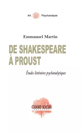 Couverture du produit · De shakespeare à Proust. : Études littéraires psychanalytiques
