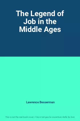 Couverture du produit · The Legend of Job in the Middle Ages
