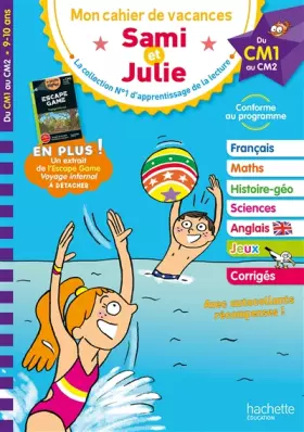 Couverture du produit · Sami et Julie - Du CM1 au CM2 - Cahier de vacances 2024