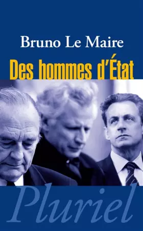 Couverture du produit · Des hommes d'Etat