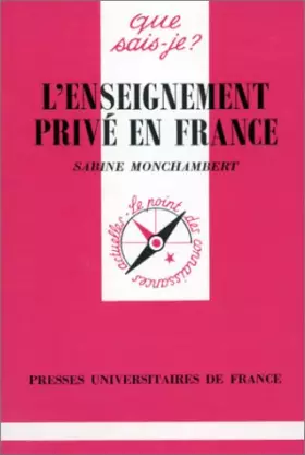 Couverture du produit · L'enseignement privé en France