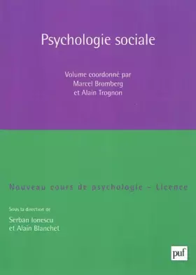 Couverture du produit · Psychologie sociale : Nouveau cours de psychologie, Licence