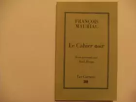 Couverture du produit · Le cahier noir